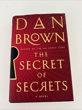 Dan Brown The Secret of Secrets - Red Hardcover Novel